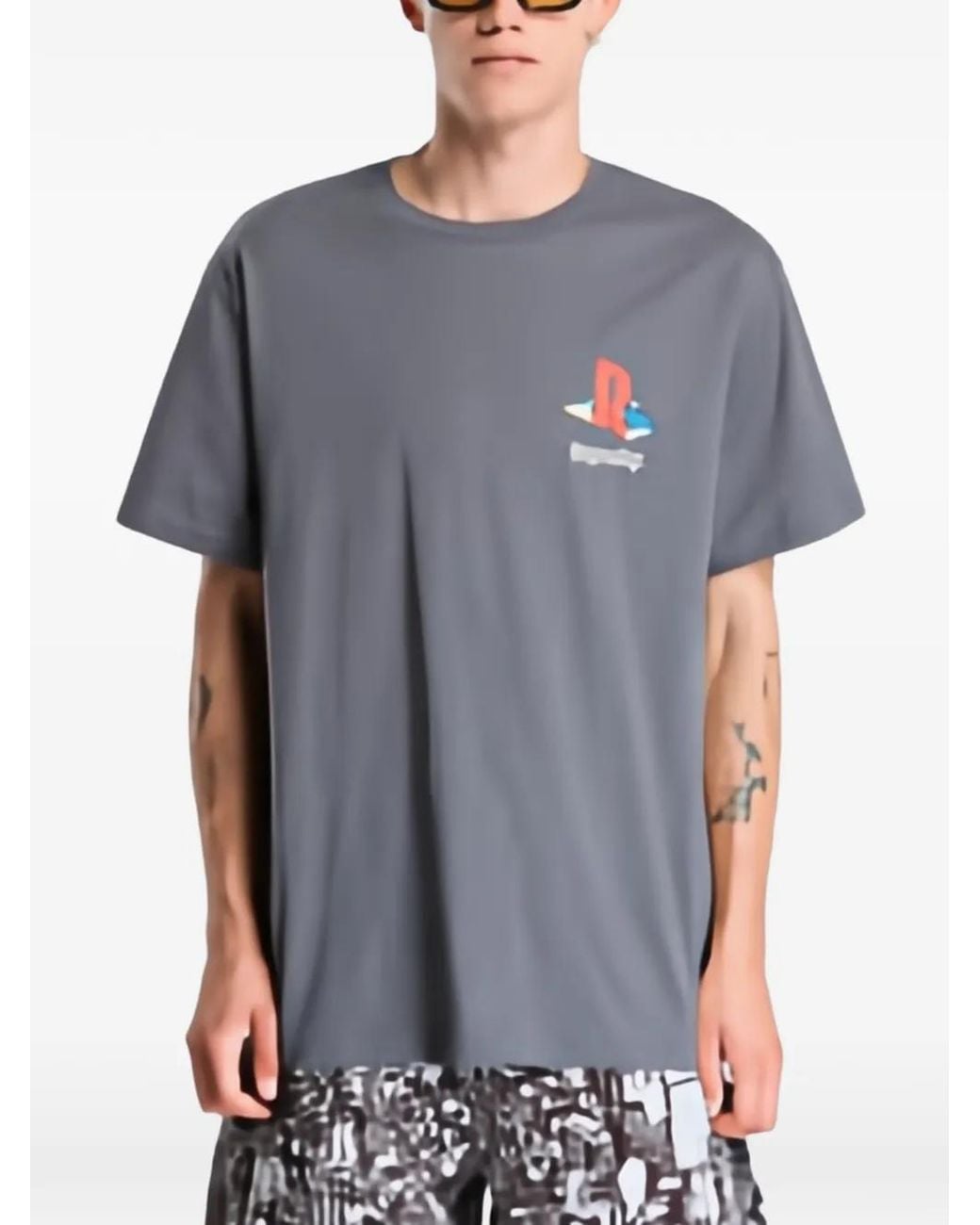 RIPNDIP Gray Nermii Short-Sleeve T-Shirt for men