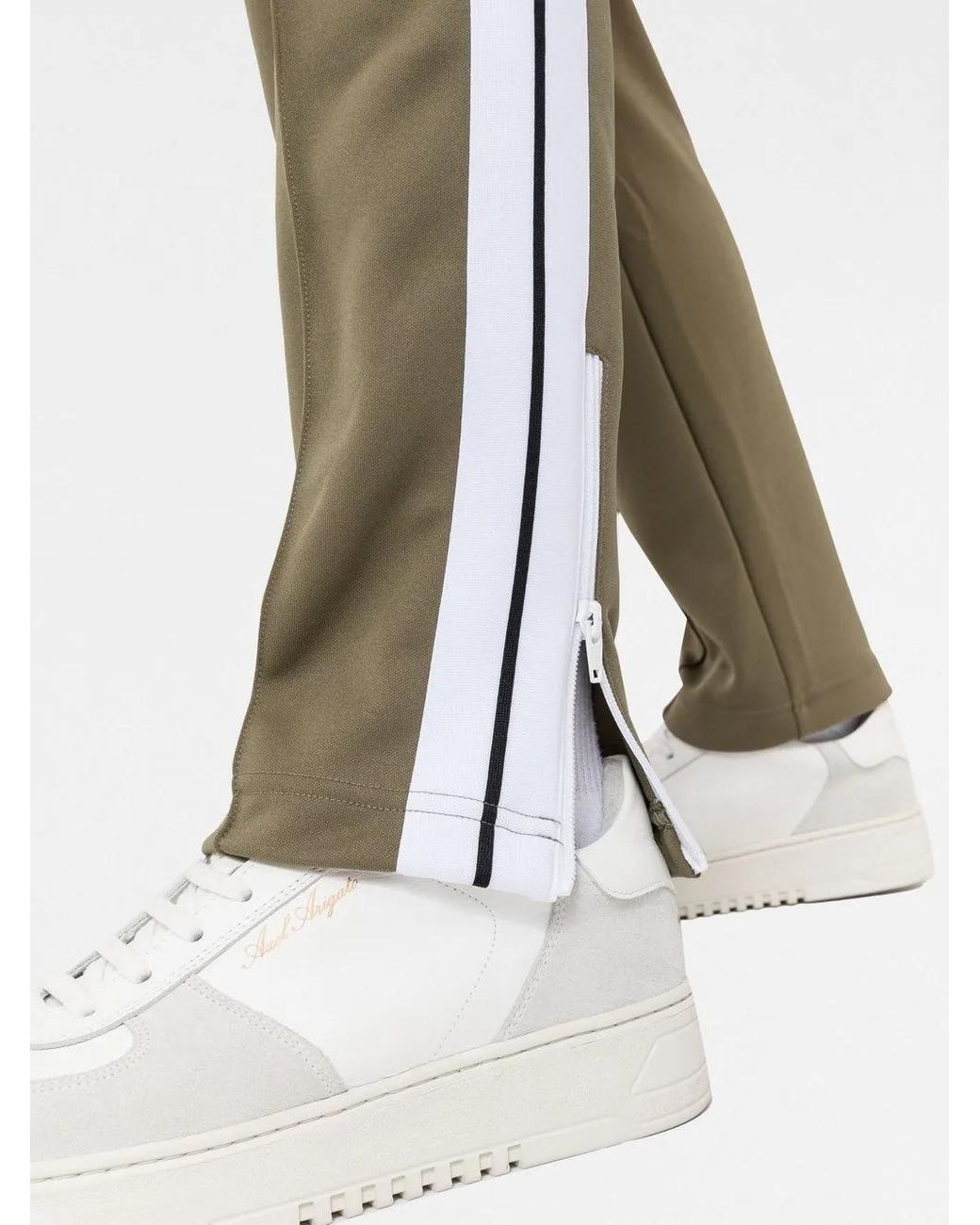 Palm Angels Green Straight-Leg Track Pants for men