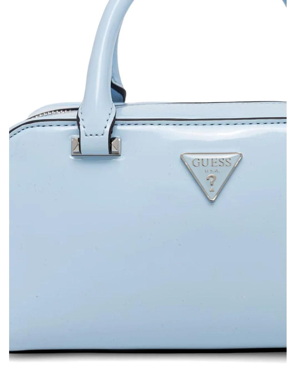 Guess Blue Arnela Satchel Bag