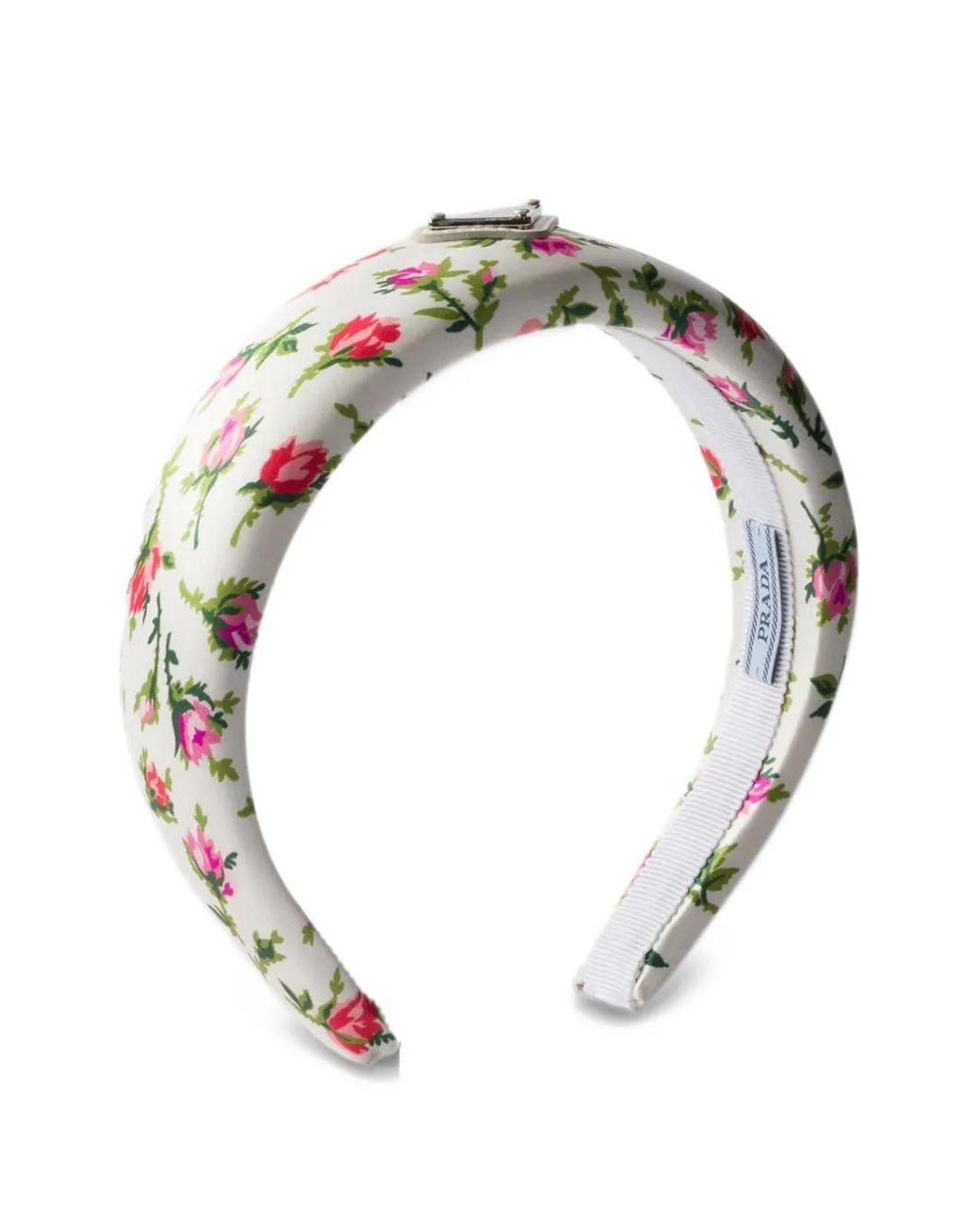 Prada Metallic Printed Duchesse Headband