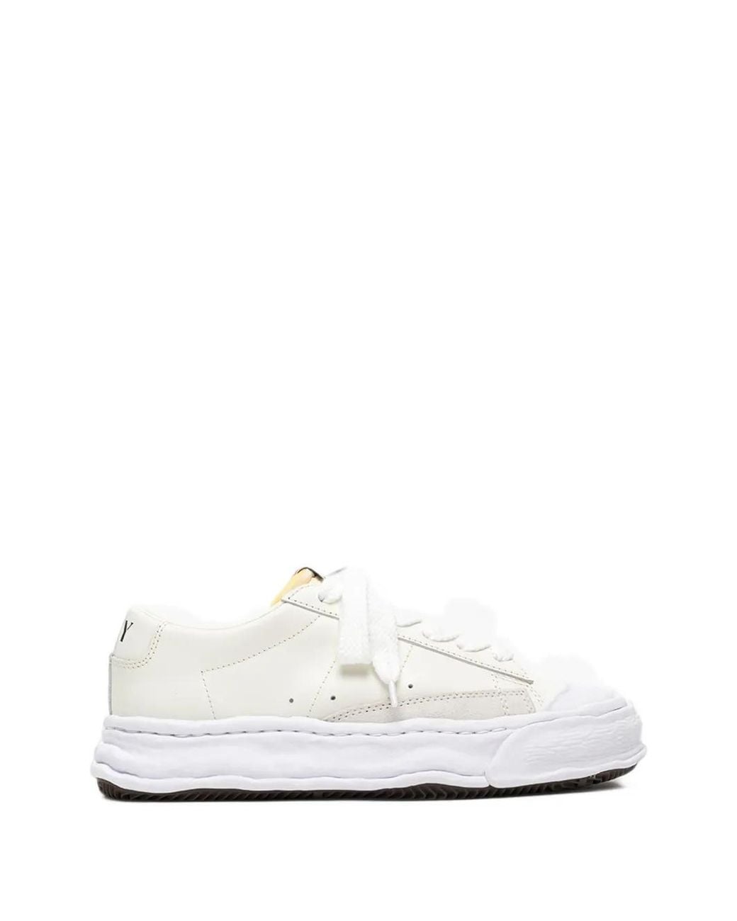 Maison Mihara Yasuhiro White Jackson Og Sole Leather Low-Top Sneakers for men