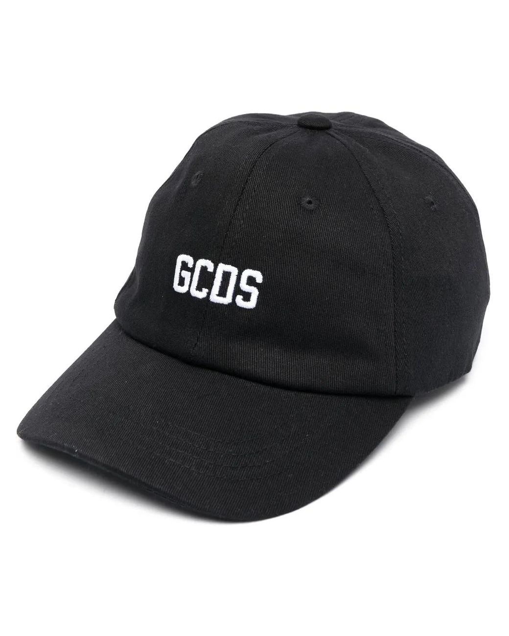 Gcds Black Embroidered-Logo Detail Baseball Cap