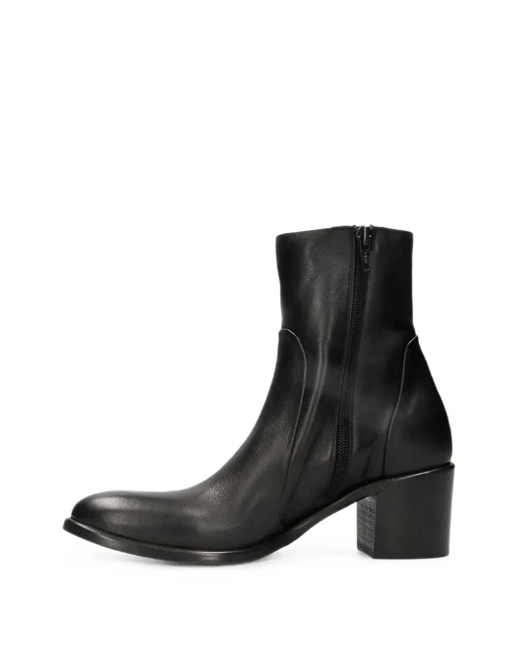 strategia shoes Black Bottines En Cuir
