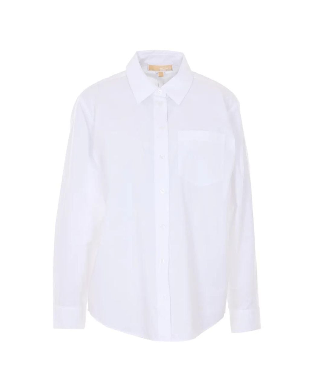 MICHAEL Michael Kors White Patch-Pocket Shirt