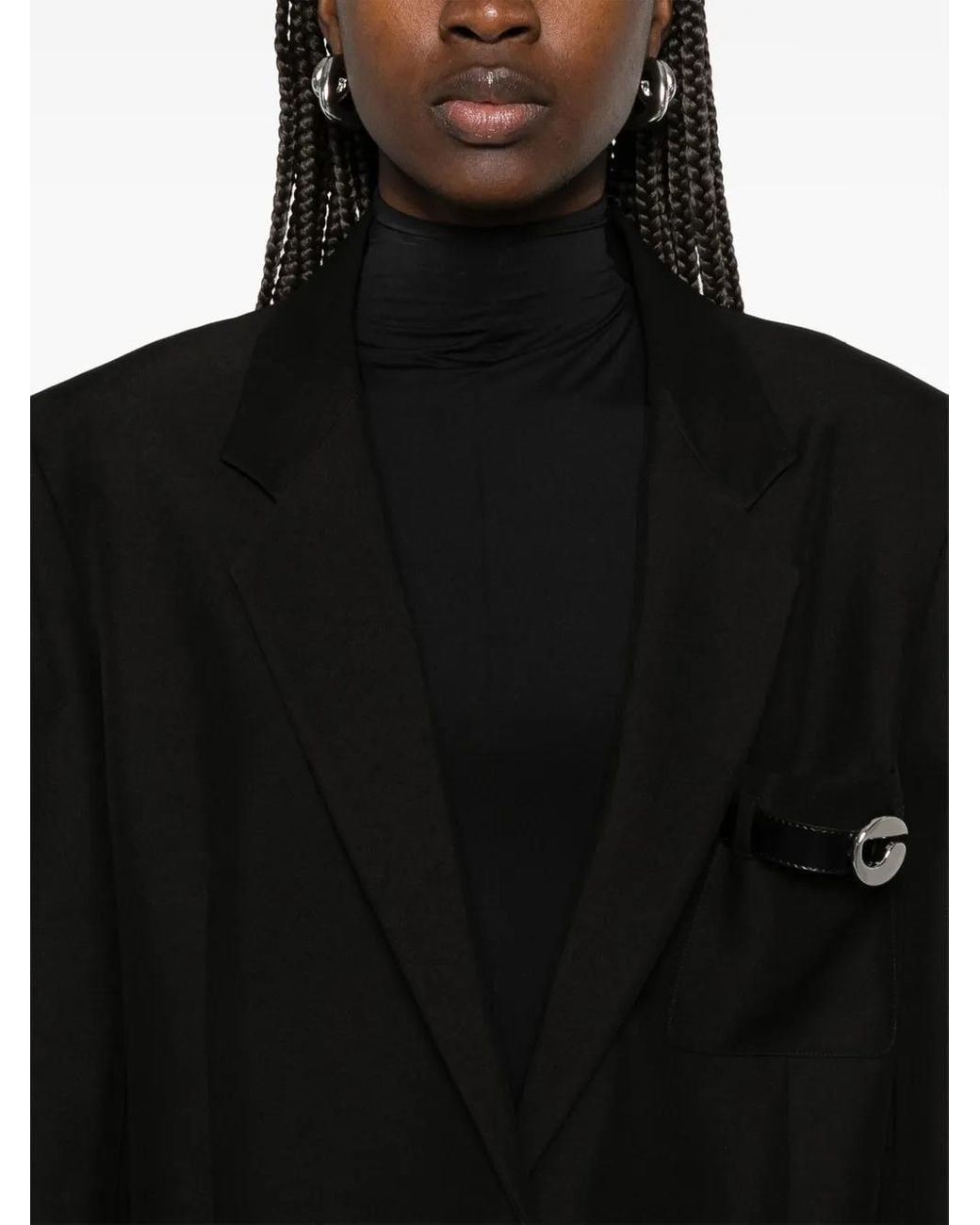 Blazer À Poches Ceinturées Coperni en coloris Black