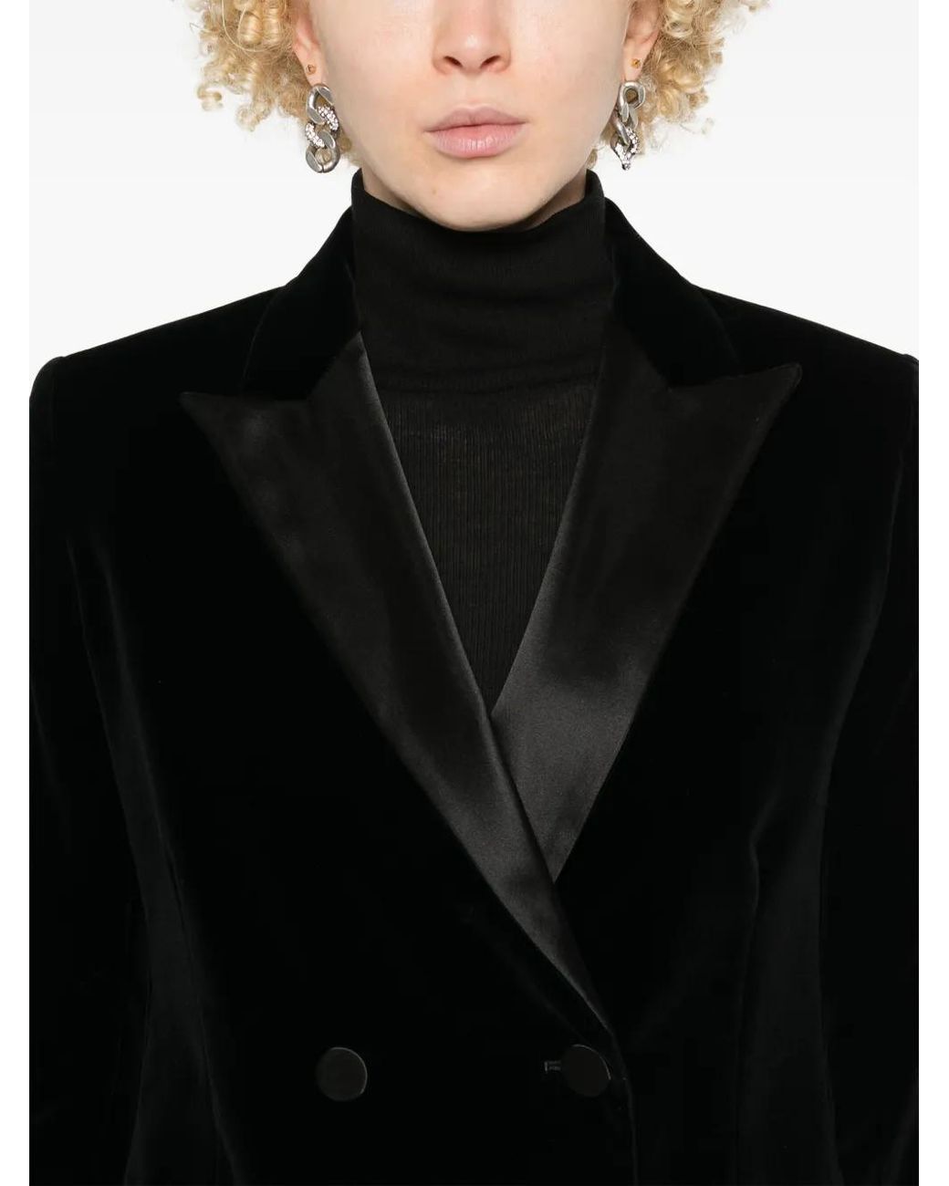 Fabiana Filippi Black Velvet Blazer