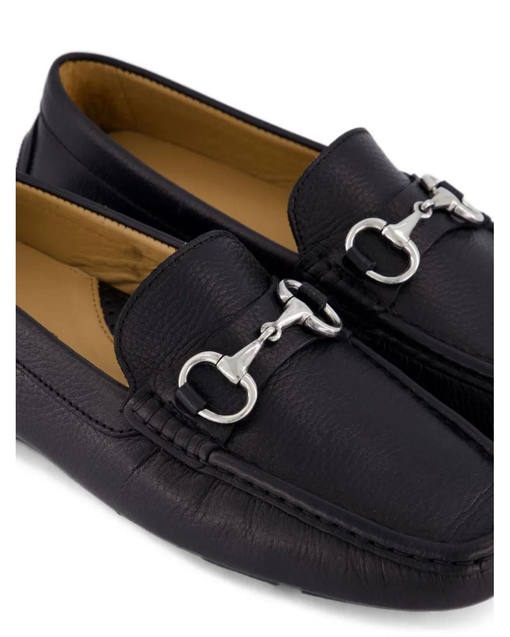 Atelier Verdi White Massimo Horsebit Leather Loafers for men