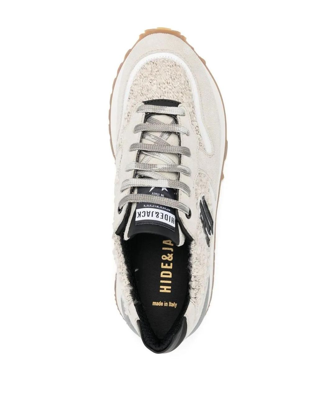 HIDE & JACK White Sneakers Mit Logo-Patch