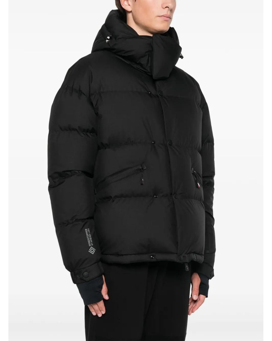 Moncler Black Coats for men