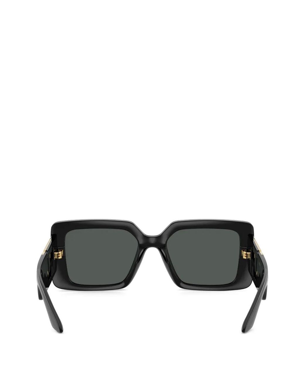 Versace Black Square-Frame-Tone Sunglasses
