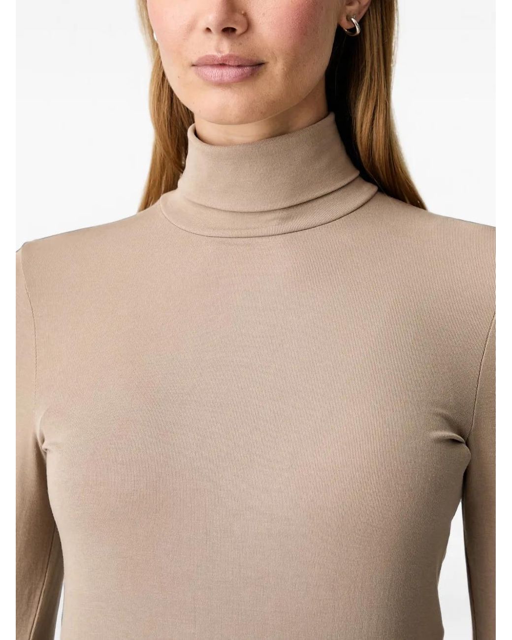 Marc O' Polo Blue Roll-Neck Long-Sleeve Top