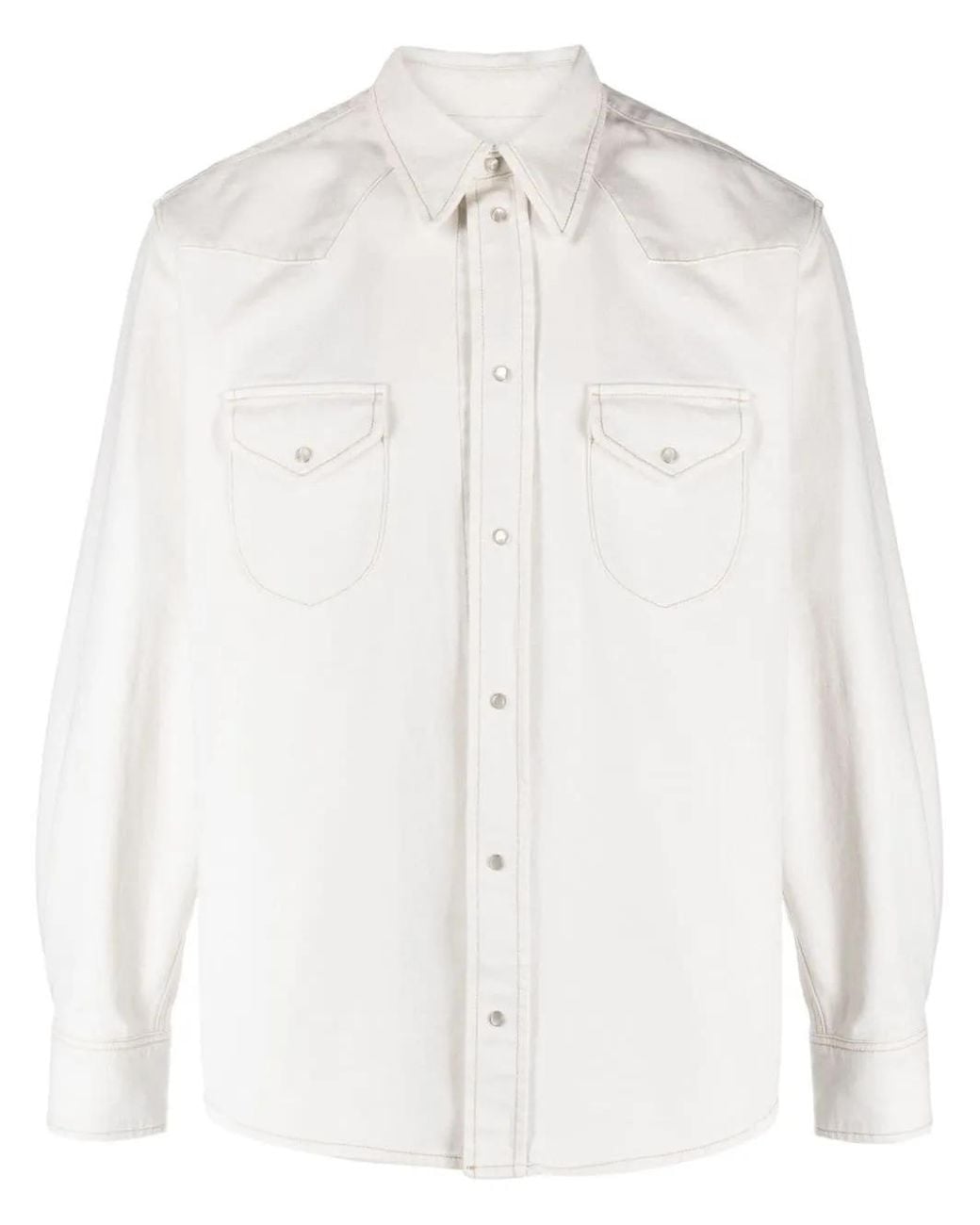Camicia Con Tasche di Bally in Natural da Uomo