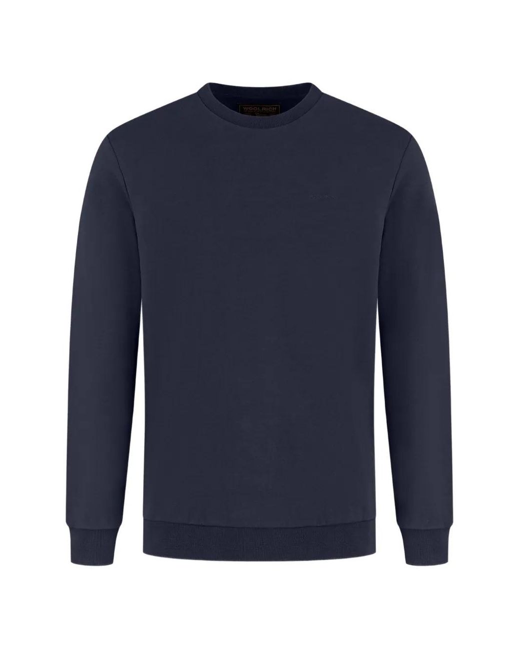 Woolrich Blue Sweat À Logo Brodé for men