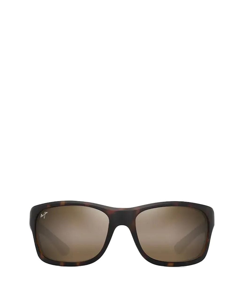 Maui Jim Gray Ano Nui Rectangle-Frame Sunglasses