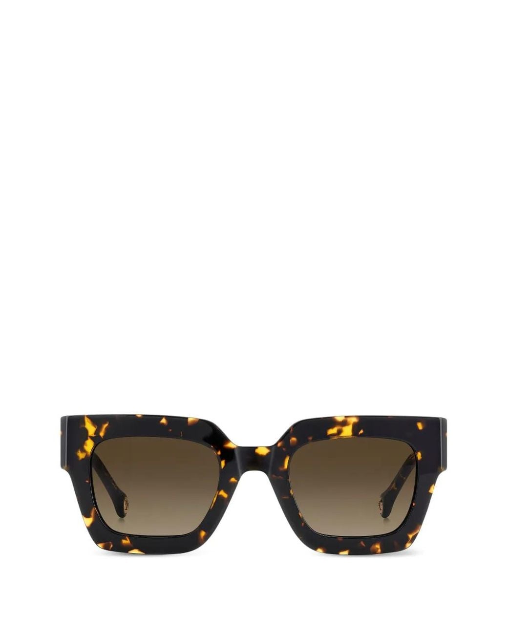 Carolina Herrera Black Square-Frame Sunglasses