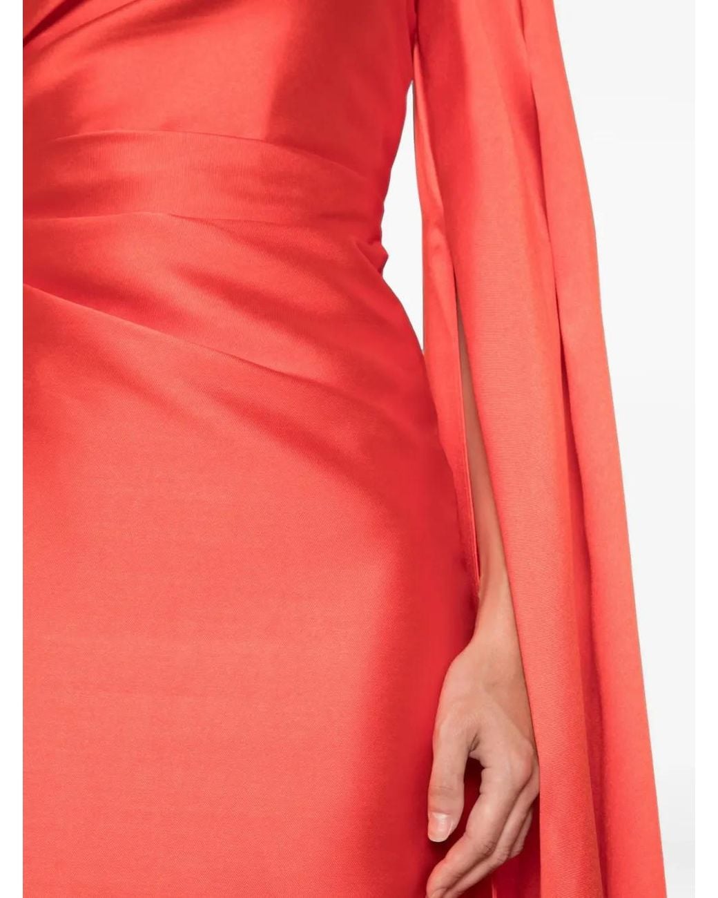 Solace London Red Veya Maxi Dress