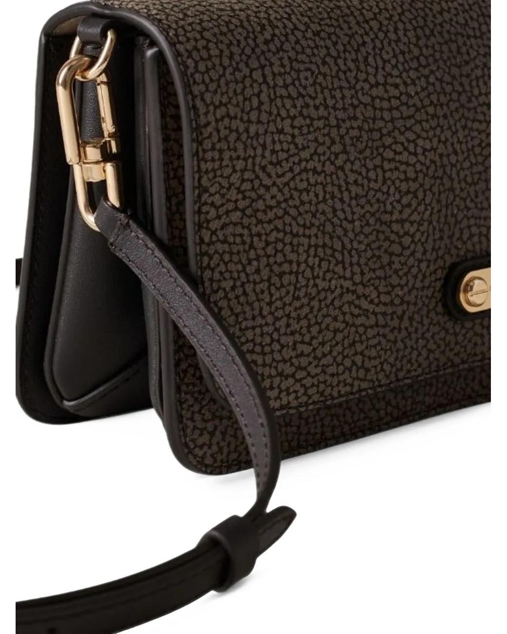 Borbonese Brown Printed Cross Body Bag