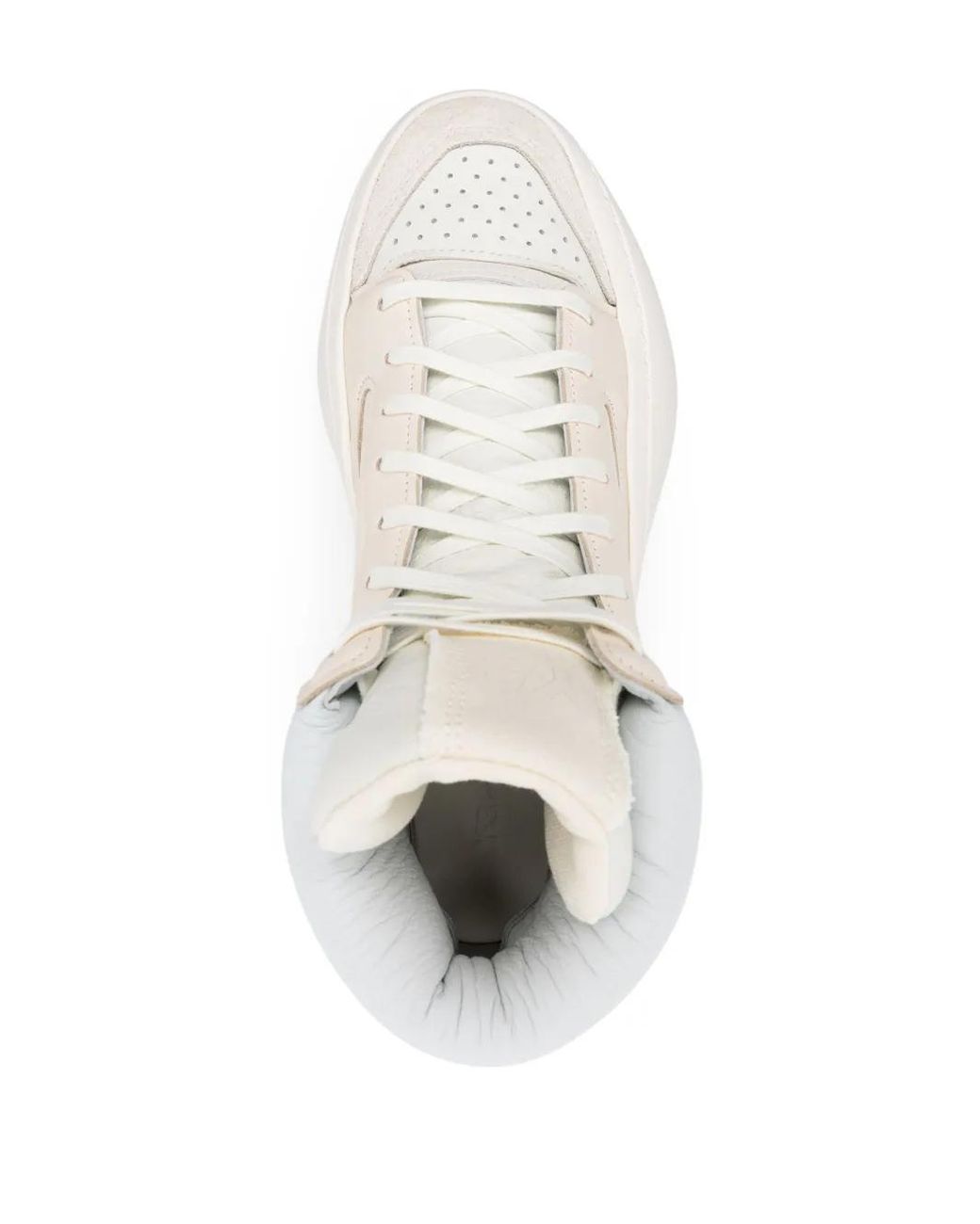 Y-3 White Centennial High-Top Sneakers