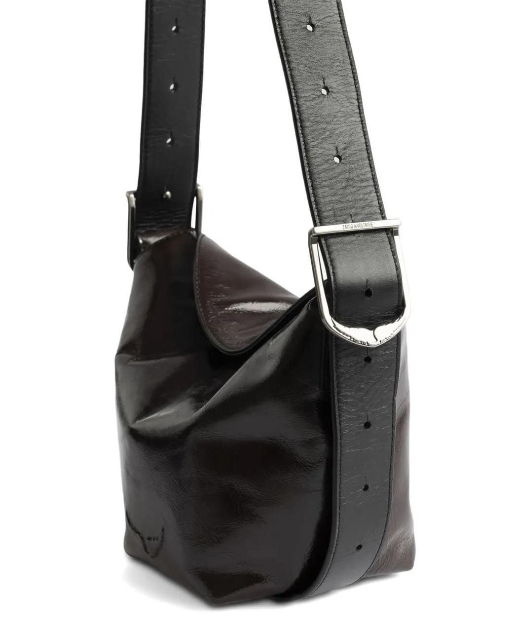 Zadig & Voltaire Black Jane Patent Bag