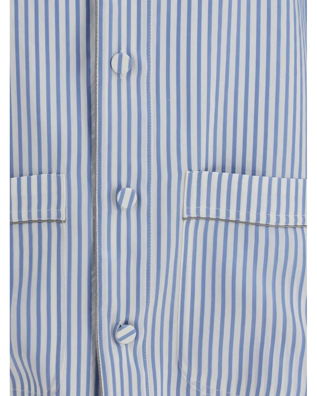 Tom Ford Blue Striped Silk Shirt