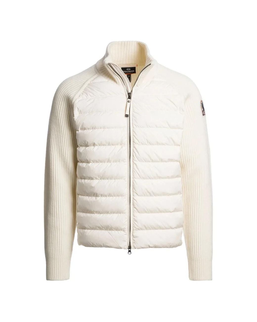 Parajumpers White Olmo Hybrid Padded Jacket for men