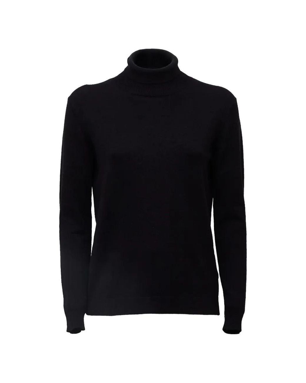 Weekend by Maxmara Black Kiku Roll-Neck Sweater