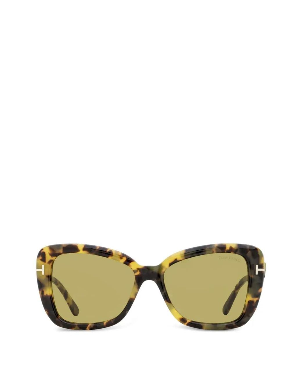 Tom Ford Green Lunettes De Soleil Maeve À Monture Papillon
