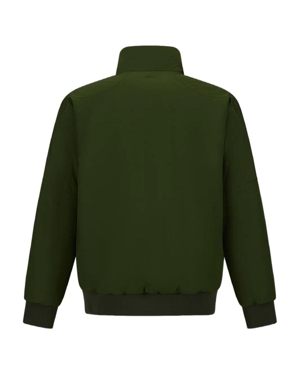 Herno Green Laminar High-Neck Bomber Jacket for men