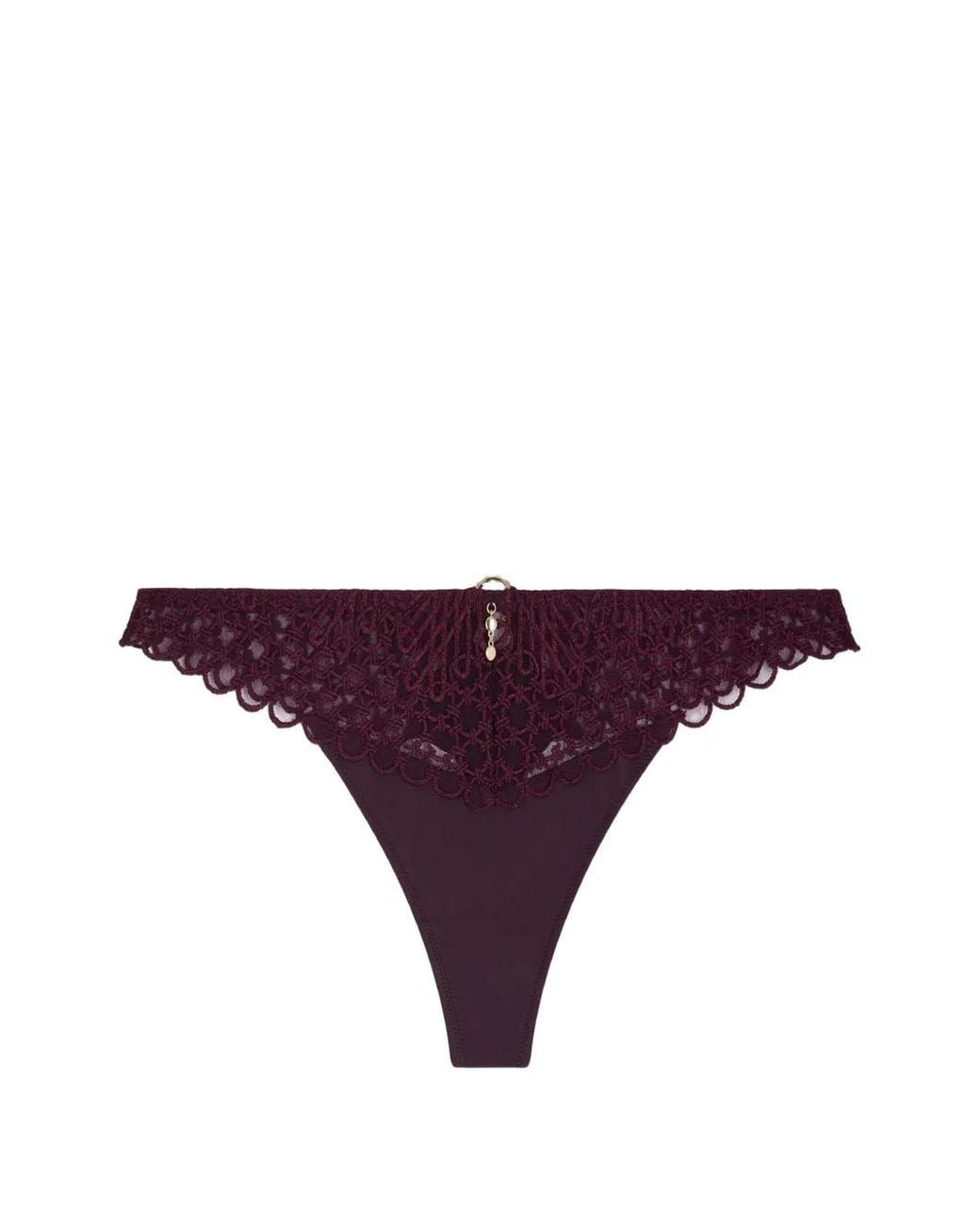 Aubade Purple Éloge Du Désir Lace Briefs