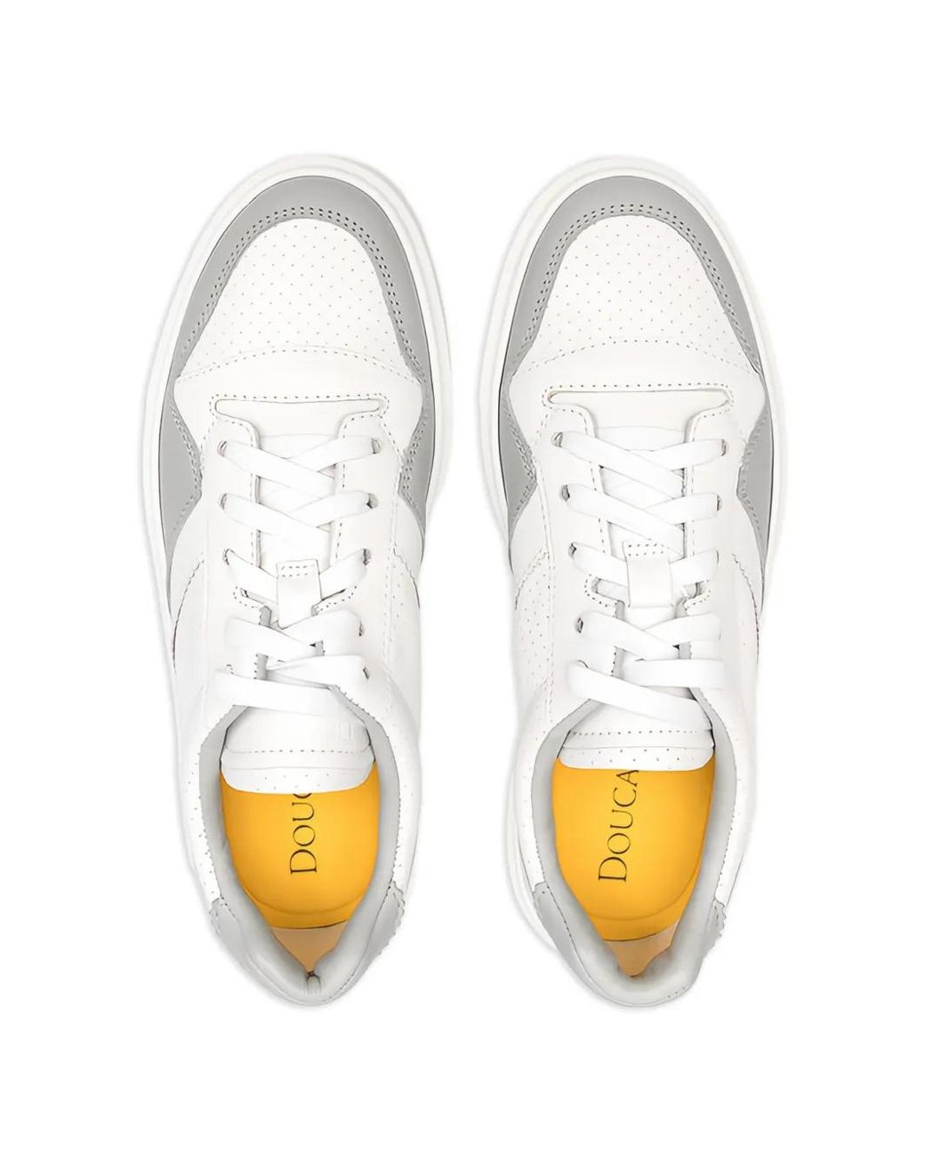 Doucal's White Perforierte Sneakers