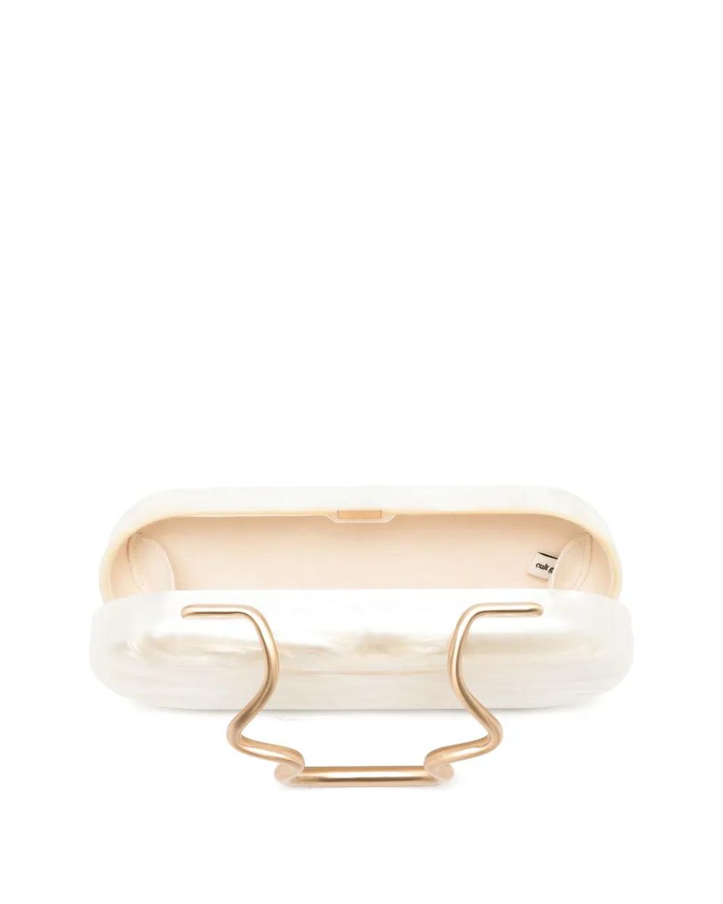 Cult Gaia Natural Ilaria Clutch
