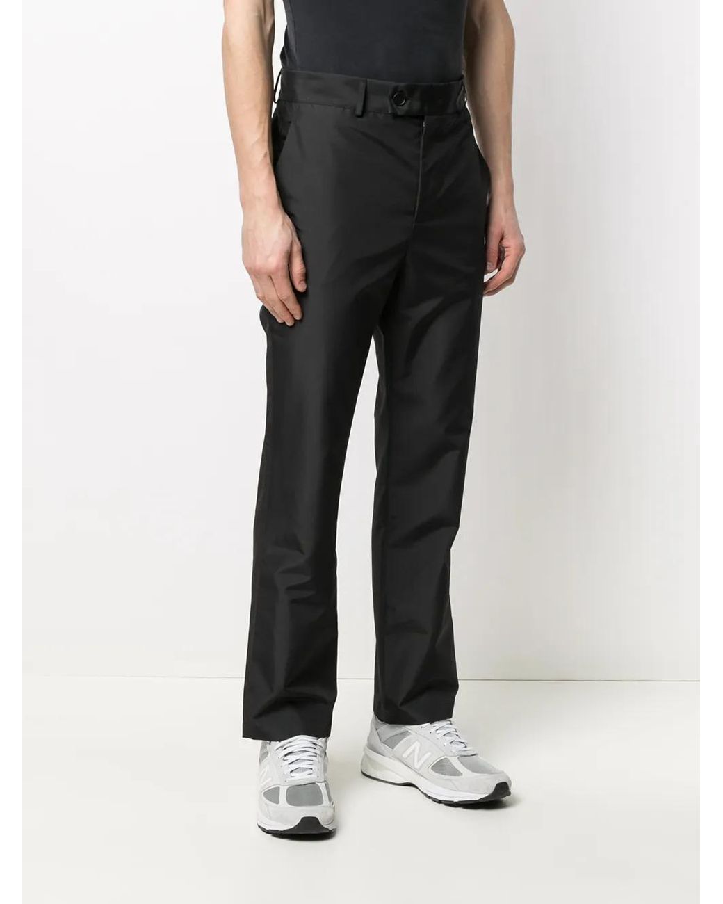A_COLD_WALL* Black Crinkle Tailored Trousers for men