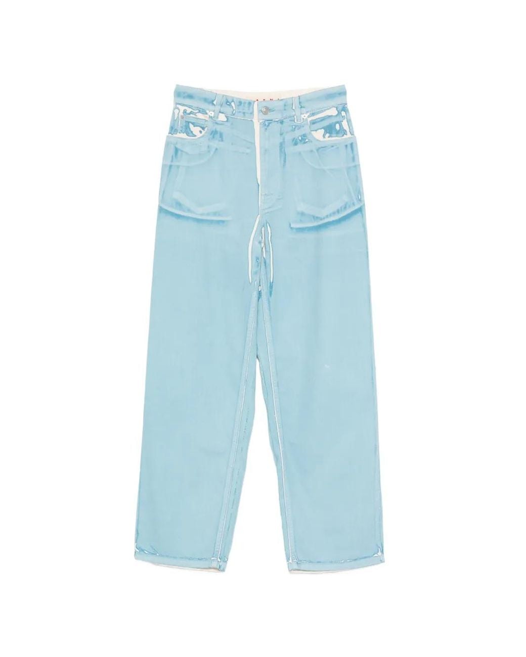 Marni Blue Wide-Leg Jeans