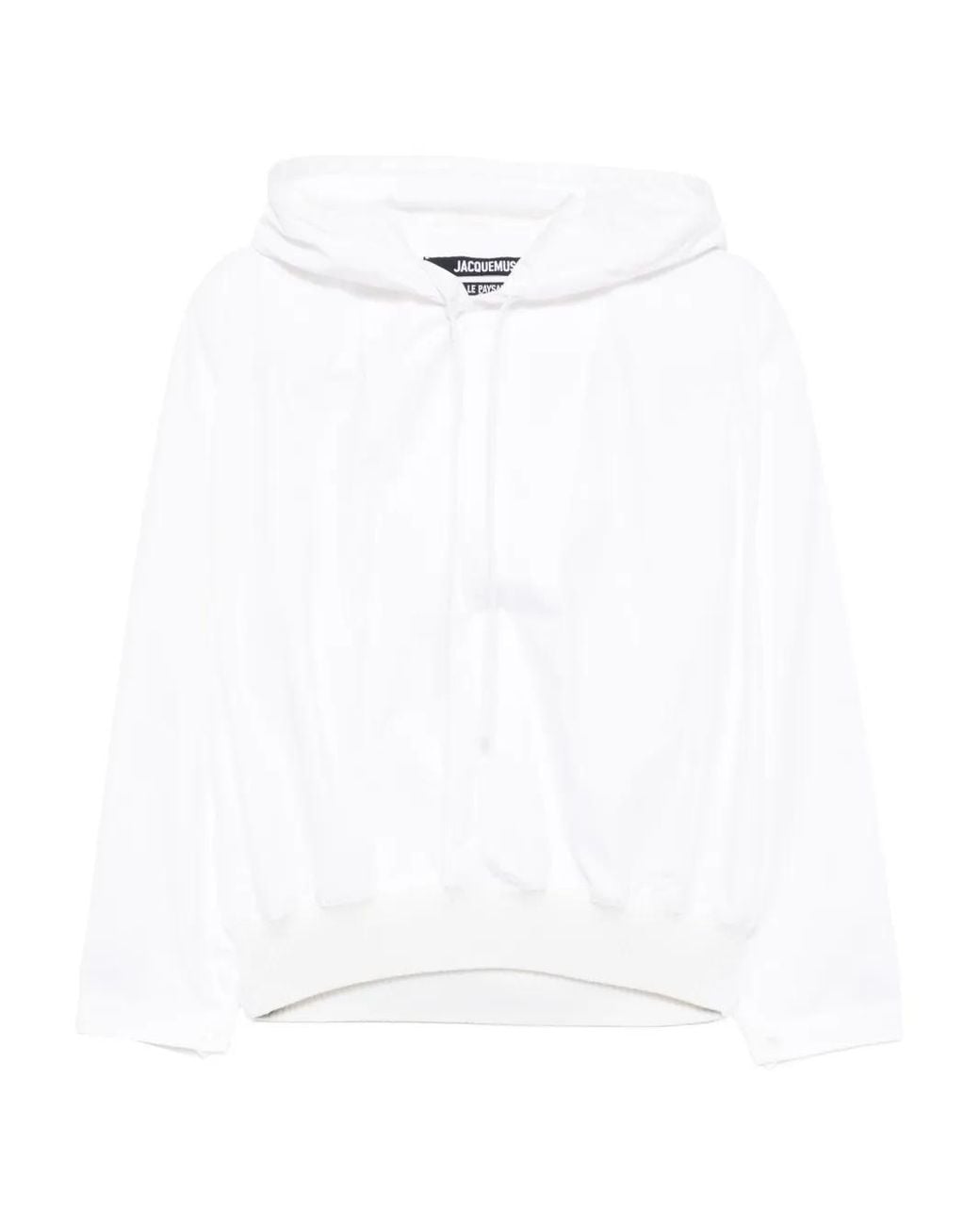 Jacquemus White Haut Trapeze Hoodie