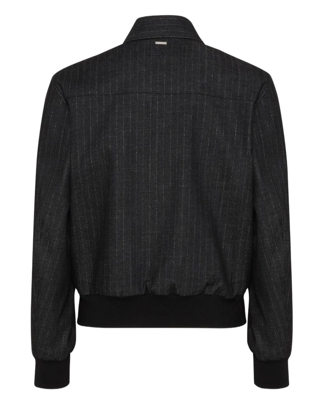DSquared² Black Striped Bomber Jacket for men