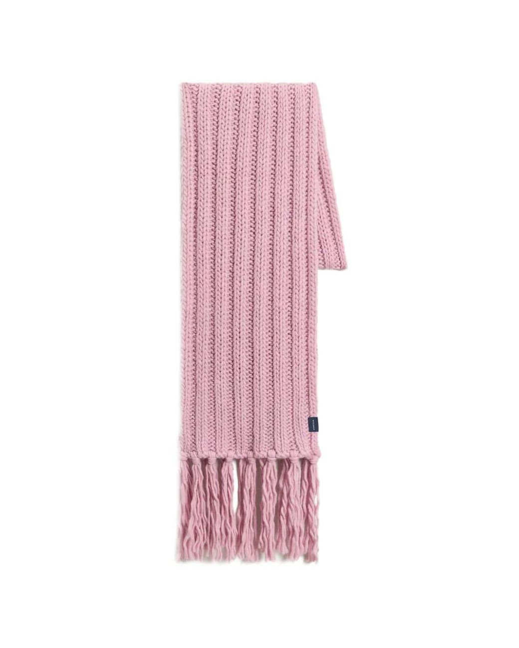Sciarpa Chunky A Coste di Woolrich in Pink