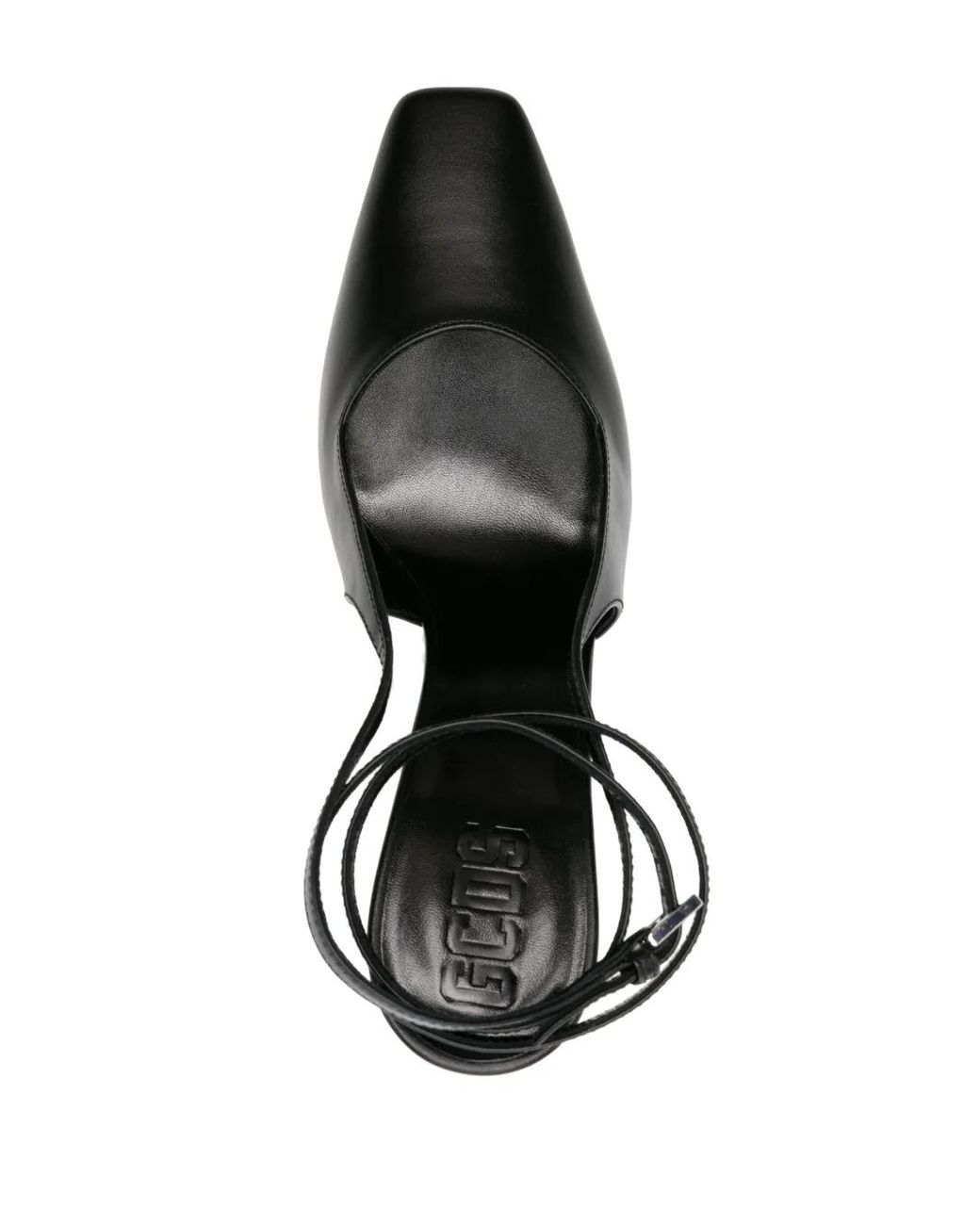 Gcds Black Cube-Chain Buckled Pumps