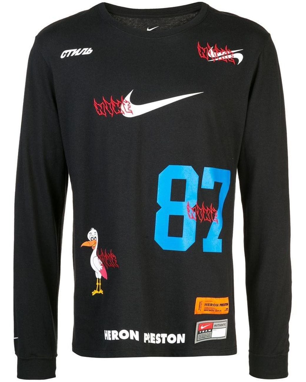 Nike×Heron Preston ゲームシャツ Nike x Heron Preston Oversized Jersey White (Heron Preston/Tシャツ