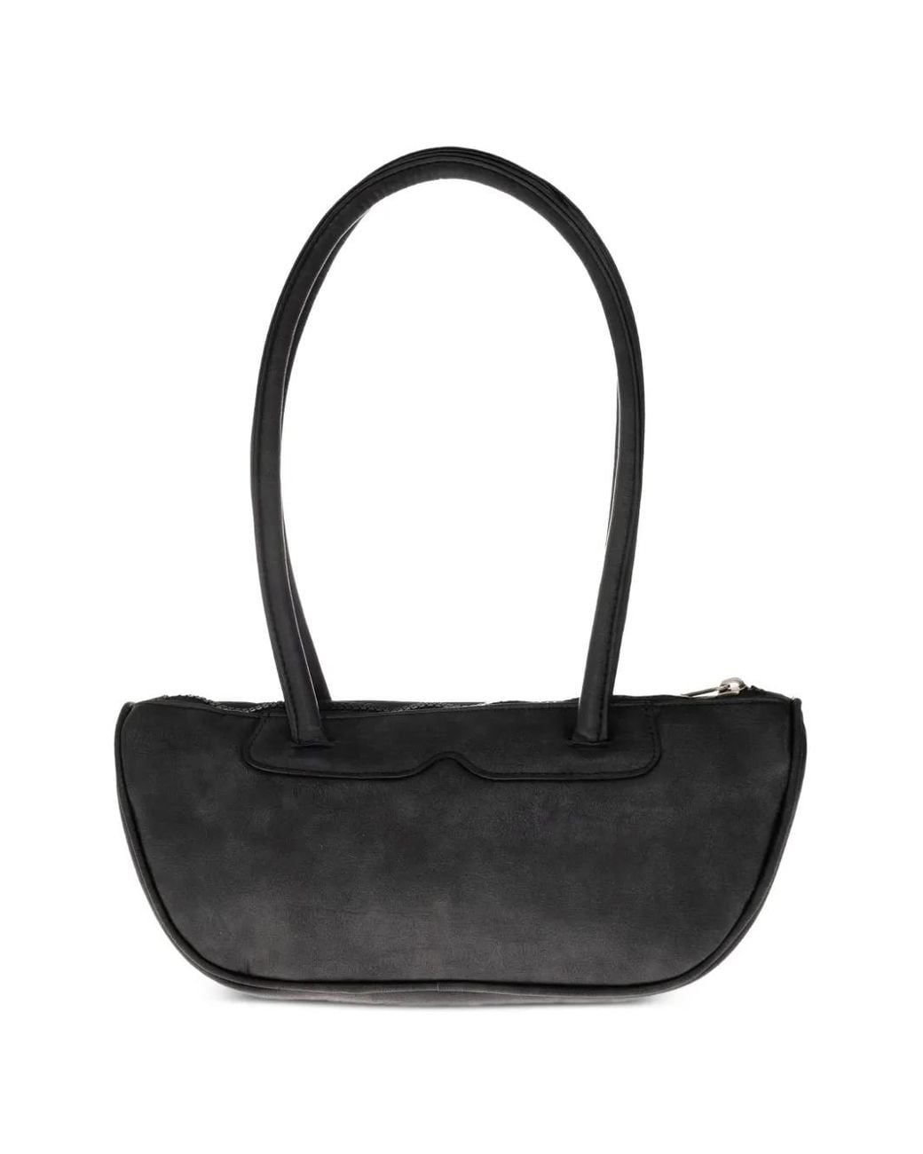 Adidas Black Bowling Logo-Patch Studded Tote Bag