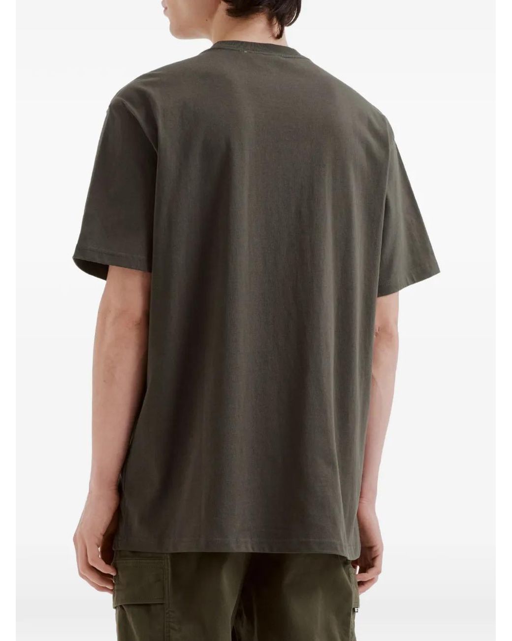 Chocoolate Black Graphic-Patch T-Shirt for men