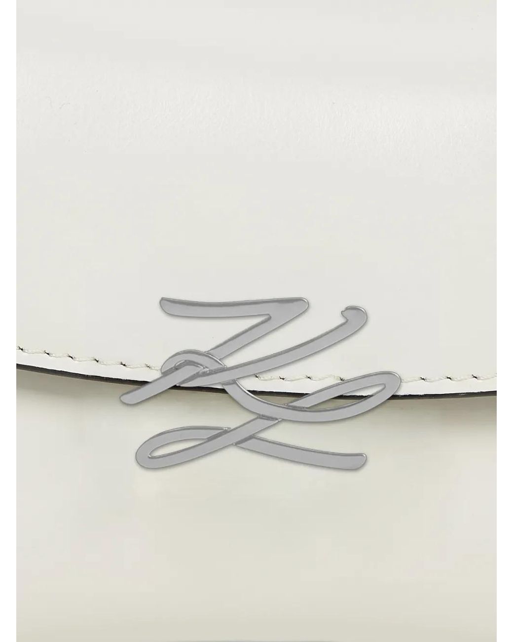 Karl Lagerfeld White Sac À Main K/Autograph
