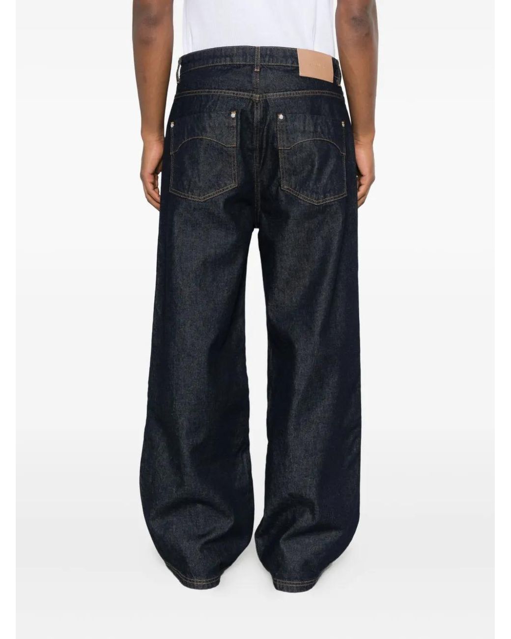 RETERNITY Blue Faded Jeans for men