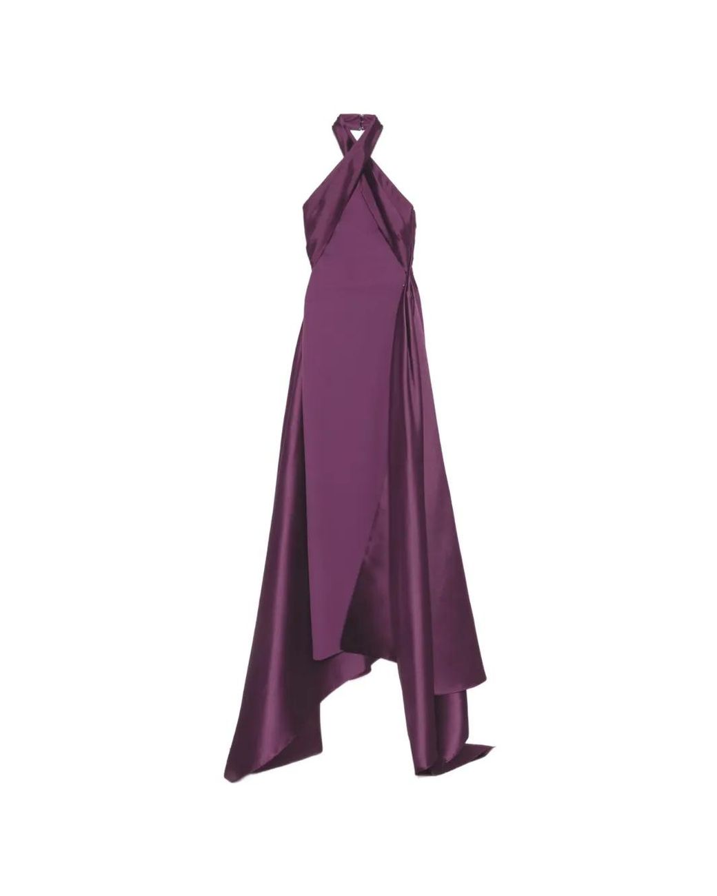 Solace London Purple Rumi Maxi Dress