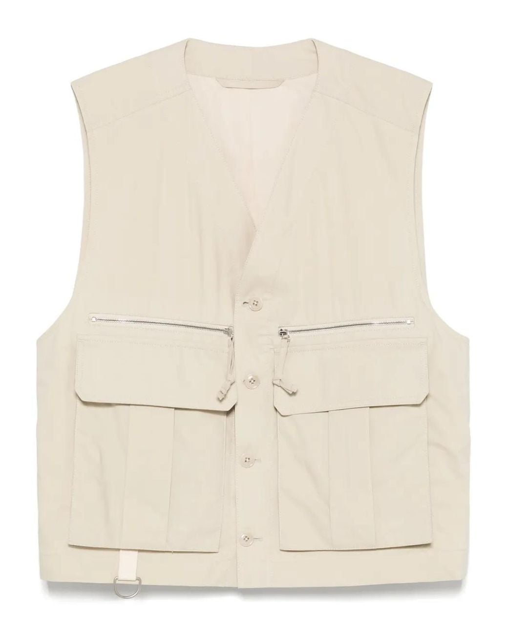 Lemaire Natural Technical Gilet for men