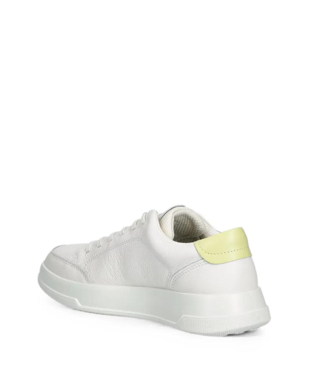 Ecco White Move Lace-Up Panelled Sneakers
