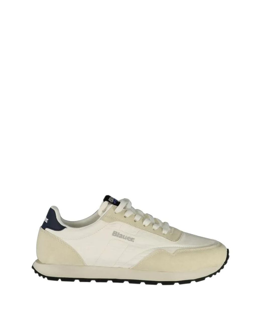 Blauer White Baskets Falcon À Logo Imprimé Et Empiècements for men