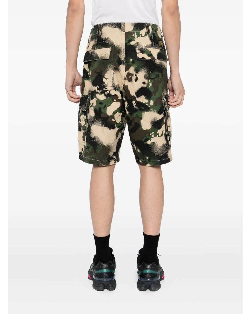 Short Cargo Map Camo A Bathing Ape pour homme en coloris Green
