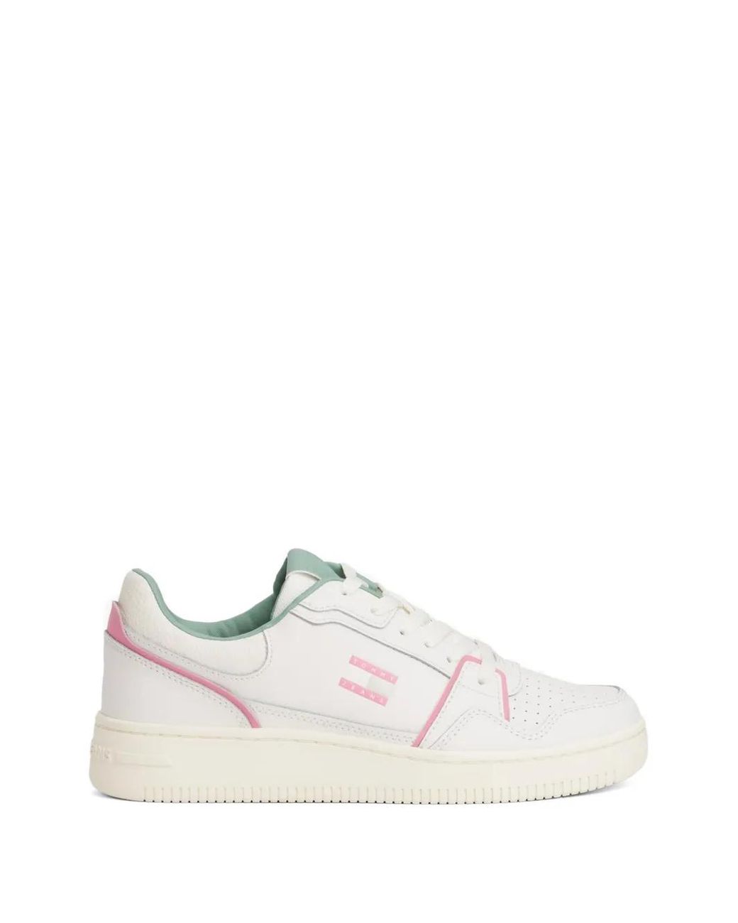 Tommy Hilfiger White Logo-Patch Sneakers
