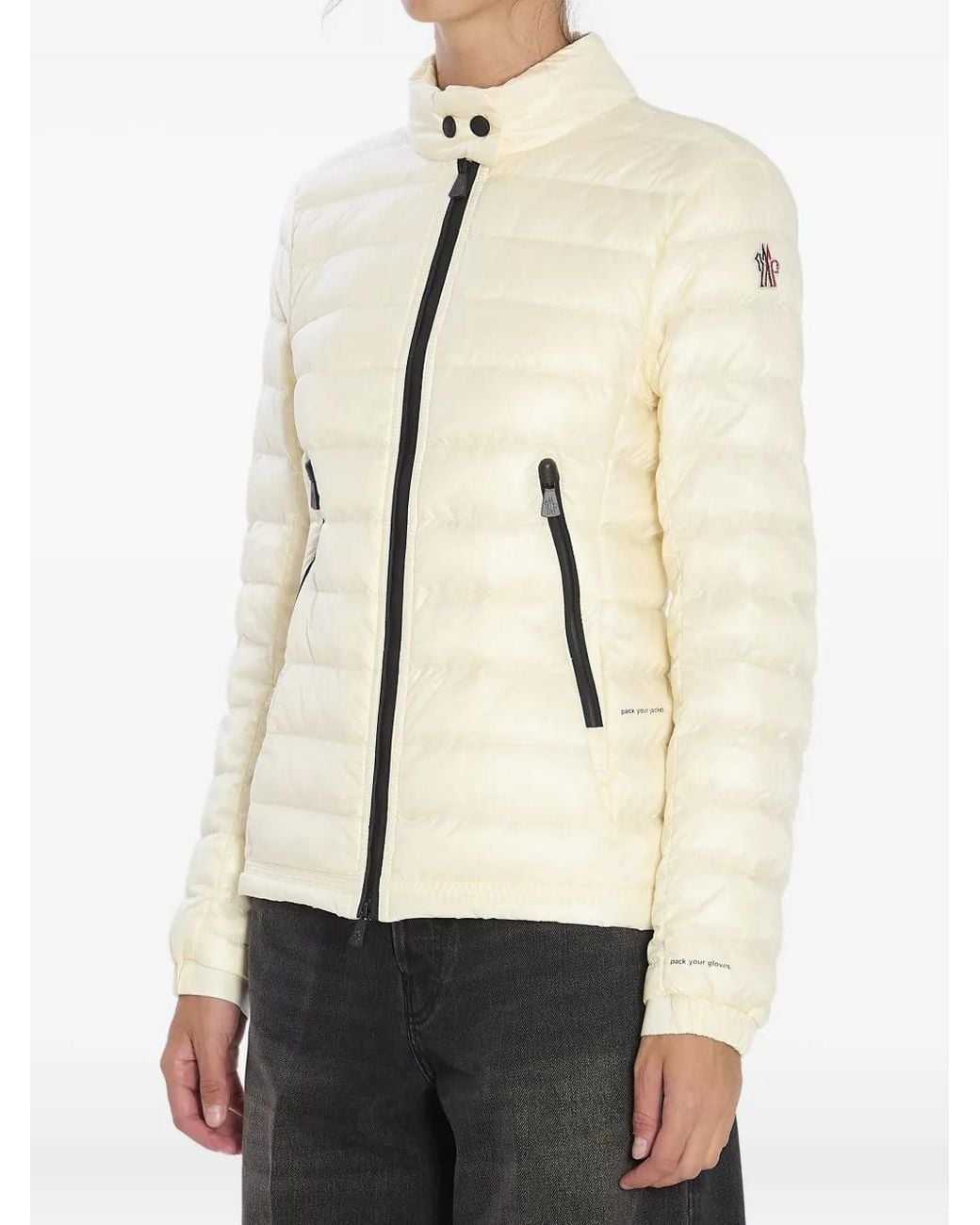 Moncler Natural Walibi Packable Short Down Jacket