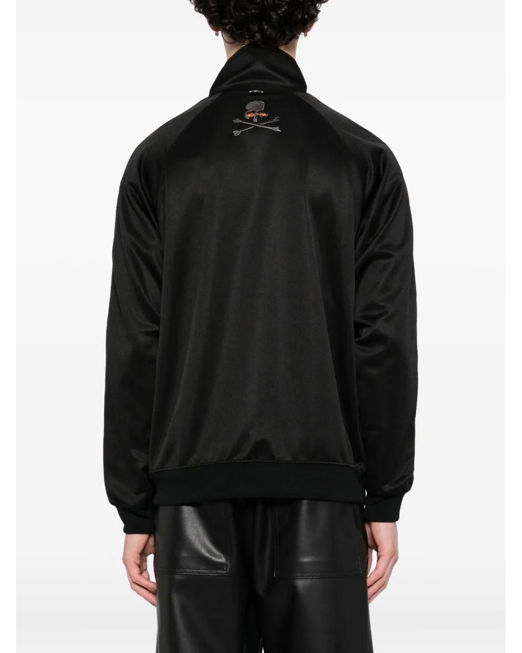 MASTERMIND WORLD Black Flame Skull Jacket for men